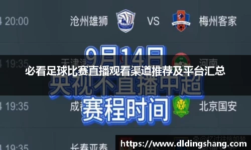 必看足球比赛直播观看渠道推荐及平台汇总